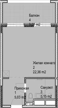 Планировка Студии