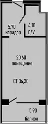 Планировка Студии