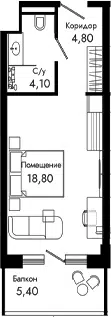 Планировка Студии