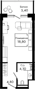 Планировка Студии