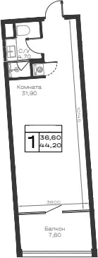 Планировка Студии