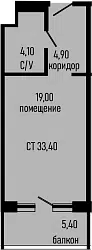 Планировка Студии