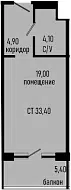 Планировка Студии