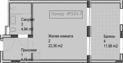 Планировка Студии