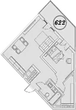 Планировка 2Е-к.кв