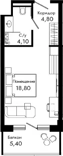Планировка Студии