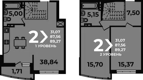 Планировка 3Е-к.кв