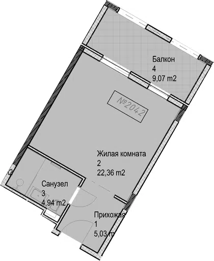 Планировка Студии