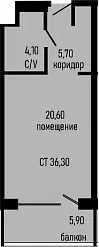 Планировка Студии