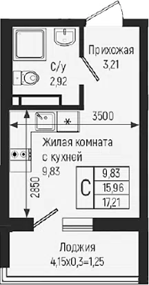 Планировка Студии