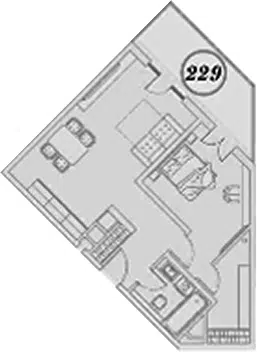 Планировка 2Е-к.кв