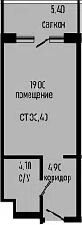 Планировка Студии