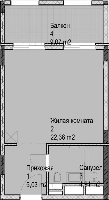 Планировка Студии