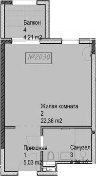 Планировка Студии