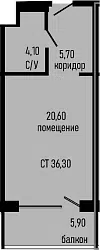 Планировка Студии