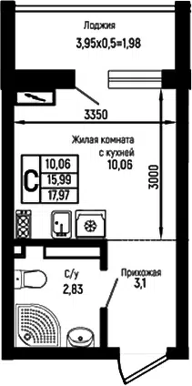 Планировка Студии