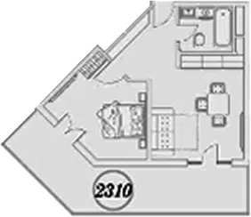 Планировка 2Е-к.кв