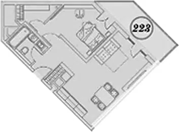 Планировка 2Е-к.кв