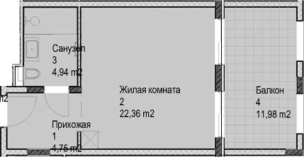 Планировка Студии