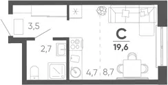 Планировка Студии
