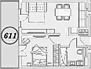 Планировка 2Е-к.кв