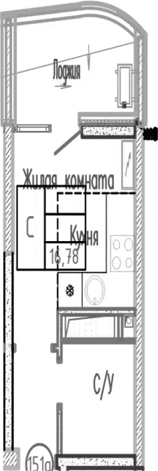 Планировка Студии