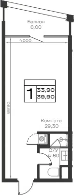 Планировка Студии