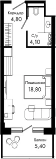 Планировка Студии