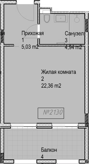 Планировка Студии