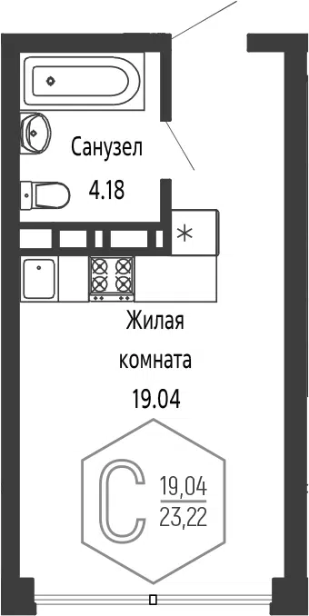 Планировка Студии