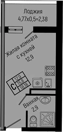 Планировка Студии