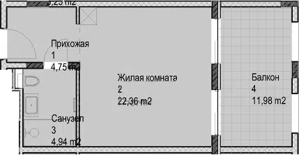 Планировка Студии