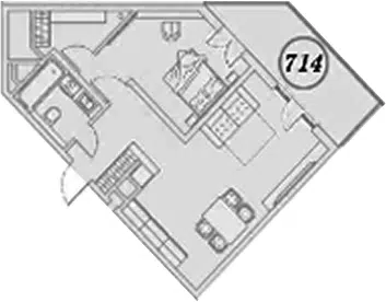 Планировка 2Е-к.кв