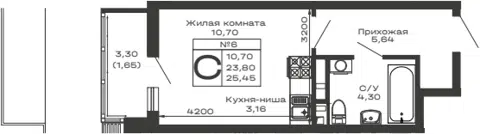 Планировка Студии