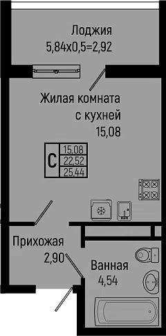 Планировка Студии