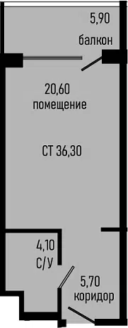 Планировка Студии
