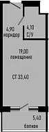 Планировка Студии