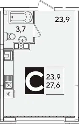 Планировка Студии