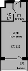 Планировка Студии