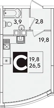 Планировка Студии