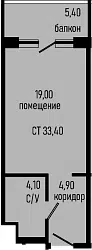Планировка Студии