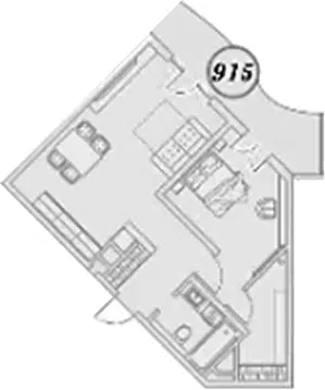Планировка 2Е-к.кв