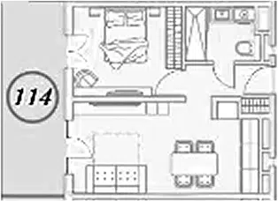 Планировка 2Е-к.кв