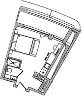 Планировка 1-к.кв