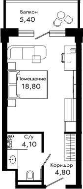 Планировка Студии