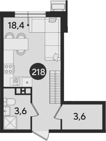 Планировка Студии