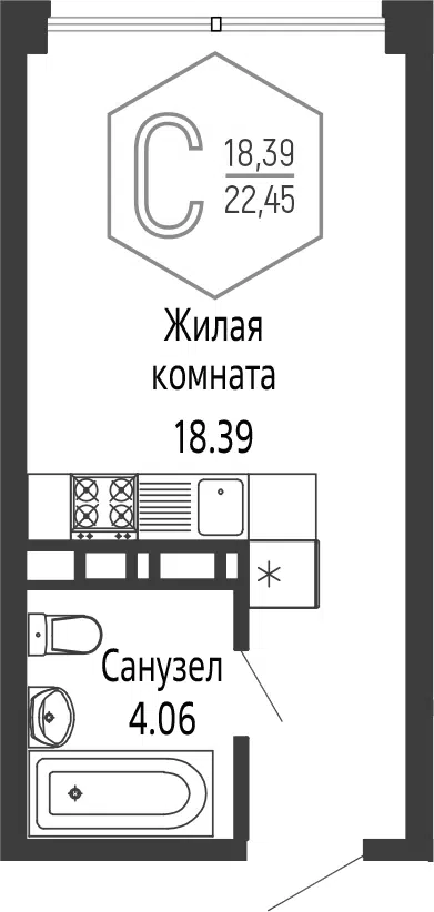 Планировка Студии
