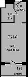 Планировка Студии