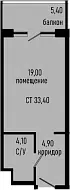 Планировка Студии