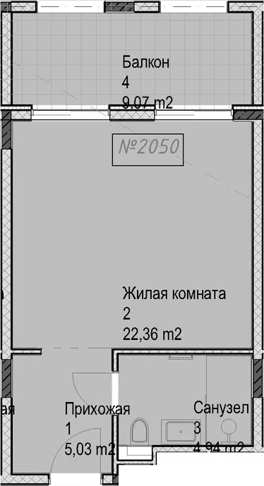 Планировка Студии